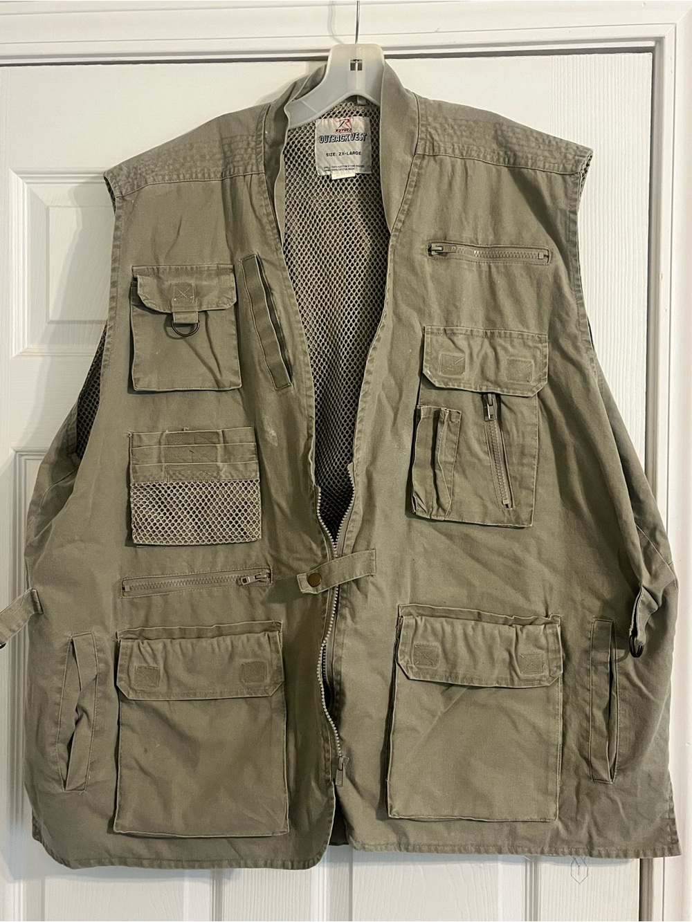 Rothco Olive Green Utility Vest with Multiple Pockets